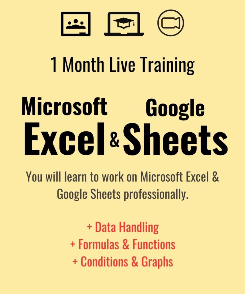 Microsoft Excel & Google Sheets